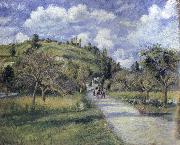 Camille Pissarro The highway oil painting